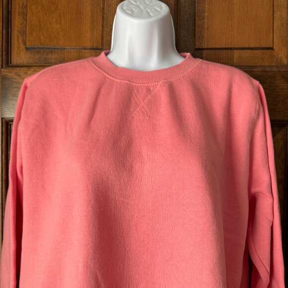 Starting Point Salmon Ultrasoft Fleece Crewneck Sweatshirt Large - Picture 2 of 11